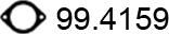 ASSO 99.4159 - Guarnizione, Tubo gas scarico www.autoricambit.com