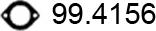 ASSO 99.4156 - Guarnizione, Tubo gas scarico www.autoricambit.com