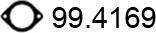 ASSO 99.4169 - Guarnizione, Tubo gas scarico www.autoricambit.com
