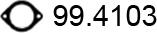 ASSO 99.4103 - Guarnizione, Tubo gas scarico www.autoricambit.com