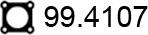 ASSO 99.4107 - Guarnizione, Tubo gas scarico www.autoricambit.com