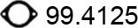 ASSO 99.4125 - Guarnizione, Tubo gas scarico www.autoricambit.com