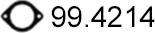 ASSO 99.4214 - Guarnizione, Tubo gas scarico www.autoricambit.com