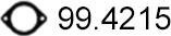 ASSO 99.4215 - Guarnizione, Tubo gas scarico www.autoricambit.com
