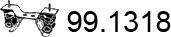 ASSO 99.1318 - Supporto, Silenziatore www.autoricambit.com