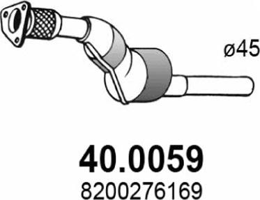 ASSO 40.0059 - Catalizzatore www.autoricambit.com