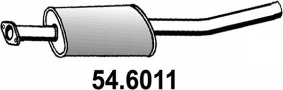 ASSO 54.6011 - Silenziatore centrale www.autoricambit.com