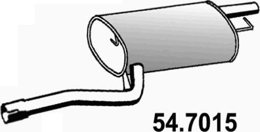 ASSO 54.7015 - Silenziatore posteriore www.autoricambit.com