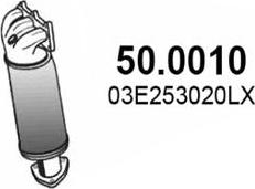 ASSO 50.0010 - Catalizzatore www.autoricambit.com