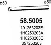 ASSO 58.5005 - Tubo gas scarico www.autoricambit.com