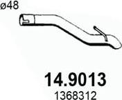 ASSO 14.9013 - Tubo gas scarico www.autoricambit.com