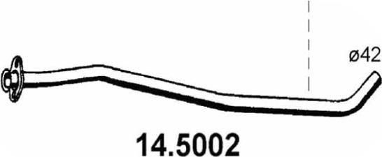 ASSO 14.5002 - Tubo gas scarico www.autoricambit.com