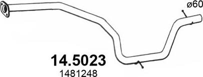 ASSO 14.5023 - Tubo gas scarico www.autoricambit.com