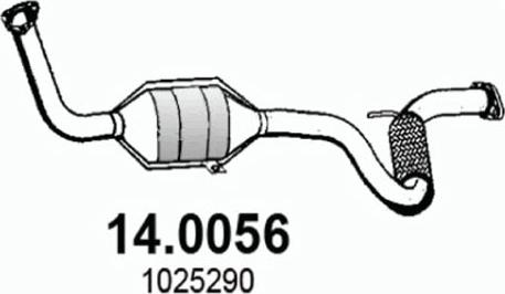 ASSO 14.0056 - Catalizzatore www.autoricambit.com