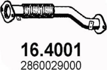 ASSO 16.4001 - Tubo gas scarico www.autoricambit.com