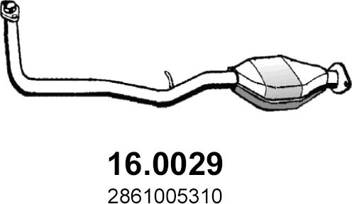 ASSO 16.0029 - Catalizzatore www.autoricambit.com