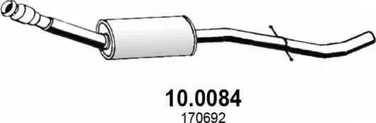 ASSO 10.0084 - Catalizzatore www.autoricambit.com