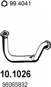 ASSO 10.1026 - Tubo gas scarico www.autoricambit.com