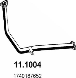 ASSO 11.1004 - Tubo gas scarico www.autoricambit.com