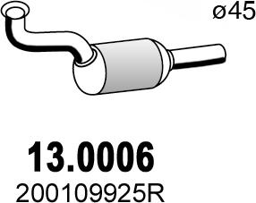 ASSO 13.0006 - Catalizzatore www.autoricambit.com