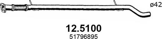 ASSO 12.5100 - Tubo gas scarico www.autoricambit.com