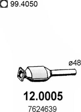 ASSO 12.0005 - Catalizzatore www.autoricambit.com