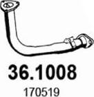 ASSO 36.1008 - Tubo gas scarico www.autoricambit.com