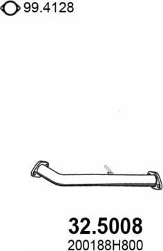 ASSO 32.5008 - Tubo gas scarico www.autoricambit.com