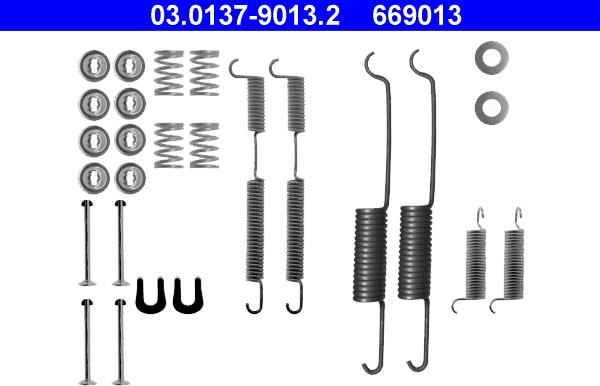 ATE 03.0137-9013.2 - Accessori, freno a tamburo www.autoricambit.com