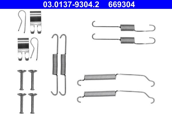 ATE 03.0137-9304.2 - Accessori, freno a tamburo www.autoricambit.com