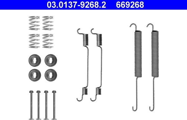 ATE 03.0137-9268.2 - Accessori, freno a tamburo www.autoricambit.com