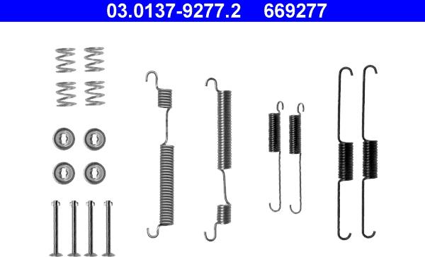 ATE 03.0137-9277.2 - Accessori, freno a tamburo www.autoricambit.com