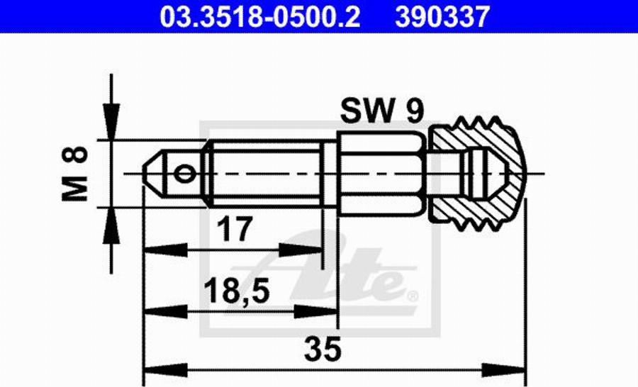 ATE 11.9601-2603.2 - Pinza freno www.autoricambit.com