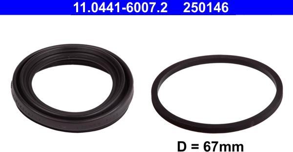 ATE 11.0441-6007.2 - Kit riparazione, Pinza freno www.autoricambit.com