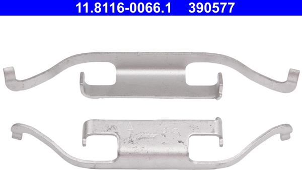 ATE 11.8116-0066.1 - Molla, Pinza freno www.autoricambit.com