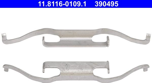 ATE 11.8116-0109.1 - Molla, Pinza freno www.autoricambit.com