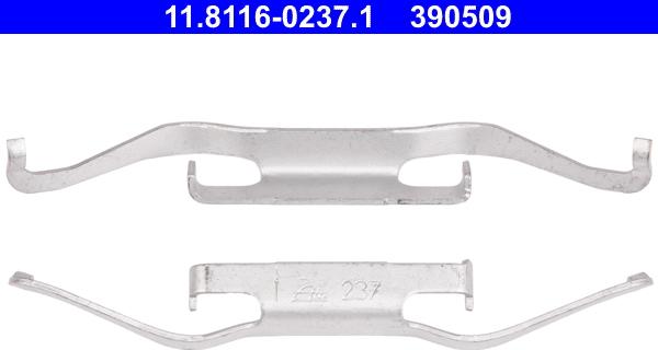 ATE 11.8116-0237.1 - Molla, Pinza freno www.autoricambit.com