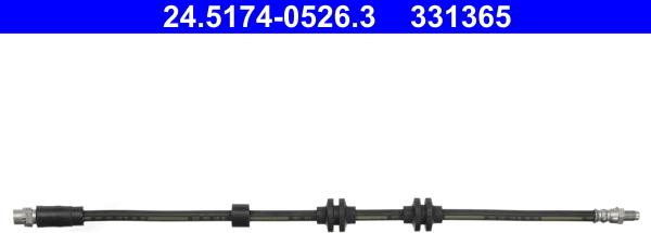 ATE 24.5174-0526.3 - Flessibile del freno www.autoricambit.com