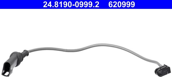 ATE 24.8190-0999.2 - Contatto segnalazione, Usura past. freno/mat. d'attrito www.autoricambit.com