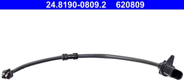 ATE 24.8190-0809.2 - Contatto segnalazione, Usura past. freno/mat. d'attrito www.autoricambit.com