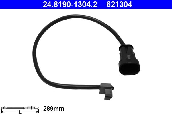 ATE 24.8190-1304.2 - Contatto segnalazione, Usura past. freno/mat. d'attrito www.autoricambit.com