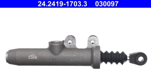 ATE 24.2419-1703.3 - Cilindro trasmettitore, Frizione www.autoricambit.com