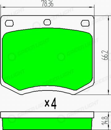 FTE BL1088F1 - Kit pastiglie freno, Freno a disco www.autoricambit.com