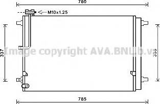 Ava Quality Cooling AI5368 - Condensatore, Climatizzatore www.autoricambit.com