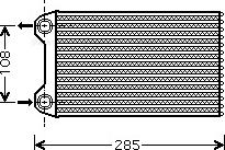 Ava Quality Cooling AI 6254 - Scambiatore calore, Riscaldamento abitacolo www.autoricambit.com