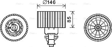 Ava Quality Cooling AI8374 - Ventilatore abitacolo www.autoricambit.com