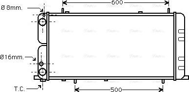 Ava Quality Cooling AI 2051 - Radiatore, Raffreddamento motore www.autoricambit.com