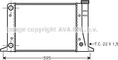 Ava Quality Cooling AI 2007 - Radiatore, Raffreddamento motore www.autoricambit.com