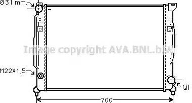 Ava Quality Cooling AI 2110 - Radiatore, Raffreddamento motore www.autoricambit.com