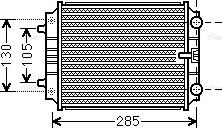 Ava Quality Cooling AI 2299 - Radiatore, Raffreddamento motore www.autoricambit.com